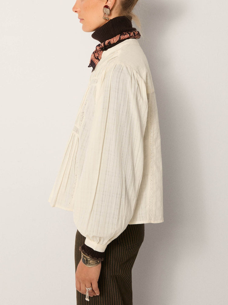 Sienna Blouse In Meringue