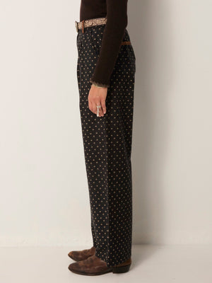 Diega Trousers In Black Coffee