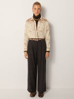 Diega Trousers In Black Coffee