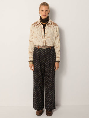 Diega Trousers In Black Coffee
