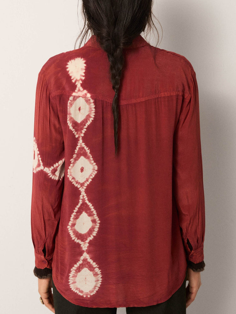 Aria Blouse In Terracota