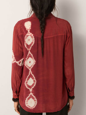 Aria Blouse In Terracota
