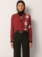 Aria Blouse In Terracota