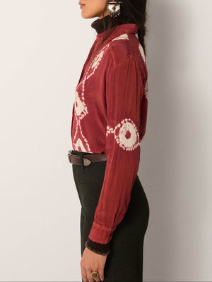Aria Blouse In Terracota