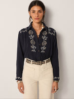 Raquel Blouse In Kind Of Blue