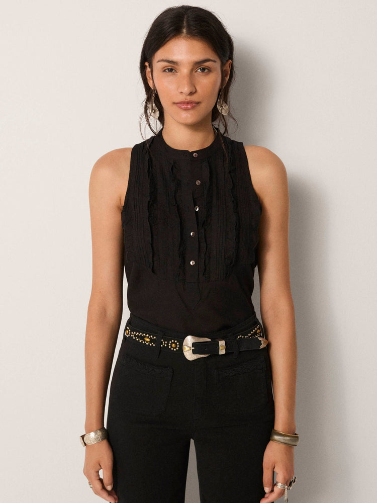 Piaf Blouse In Noir