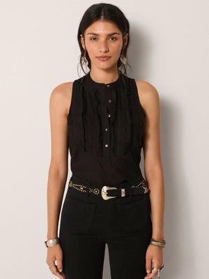 Piaf Blouse In Noir