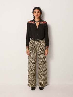 Paco Trousers In Vanilla Ice