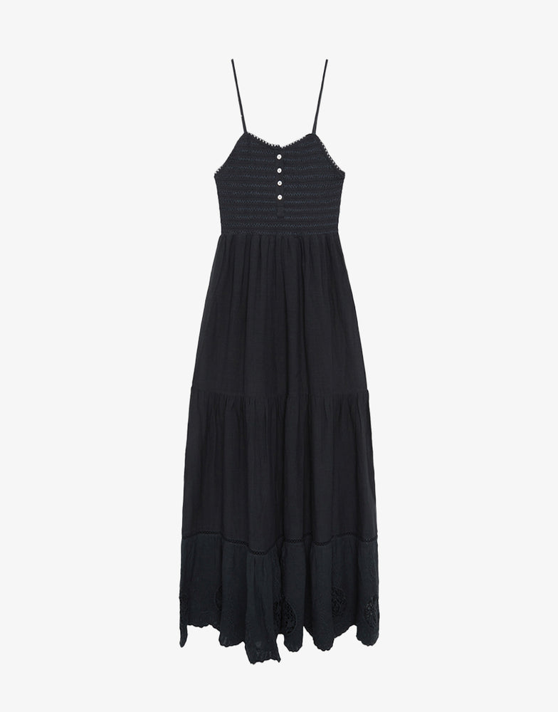Lucille Dress in Deep Midnight