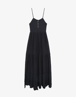 Lucille Dress in Deep Midnight