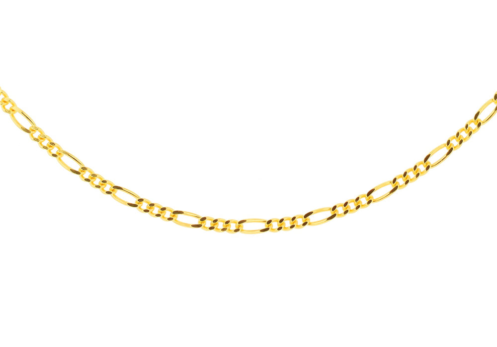 18" Gold Vermeil Figaro Chain Necklace