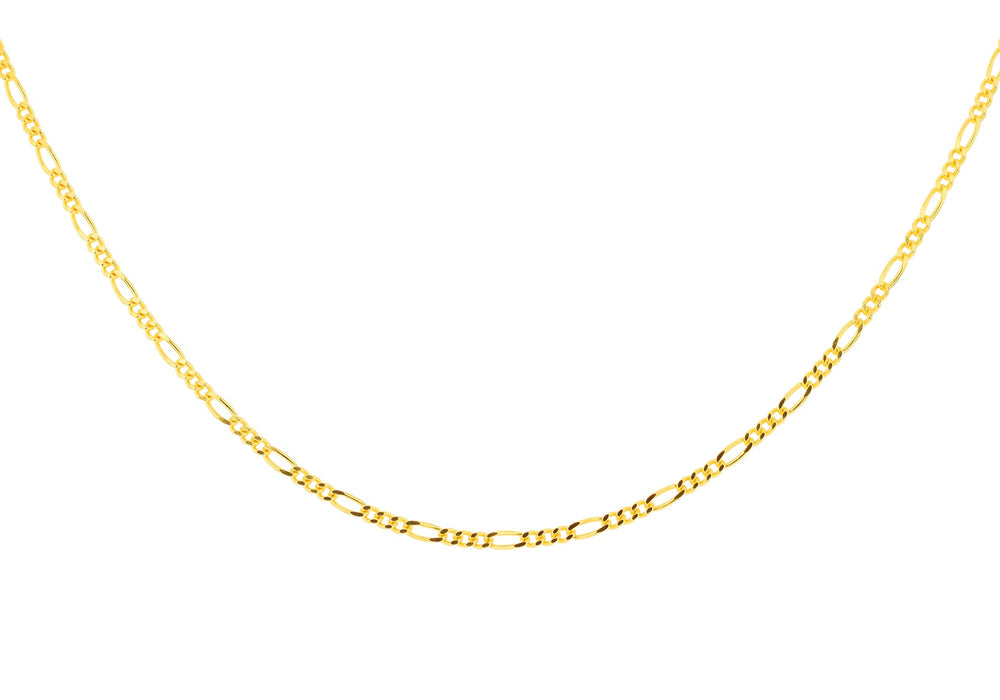 18" Gold Vermeil Figaro Chain Necklace