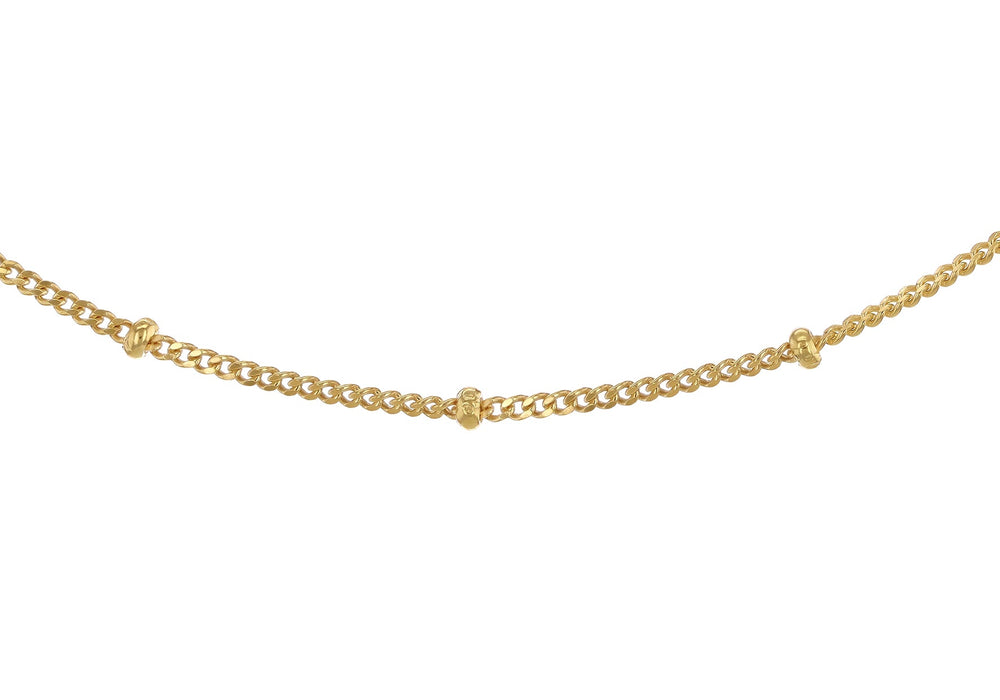 Gold Vermeil Satelite Chain Necklace