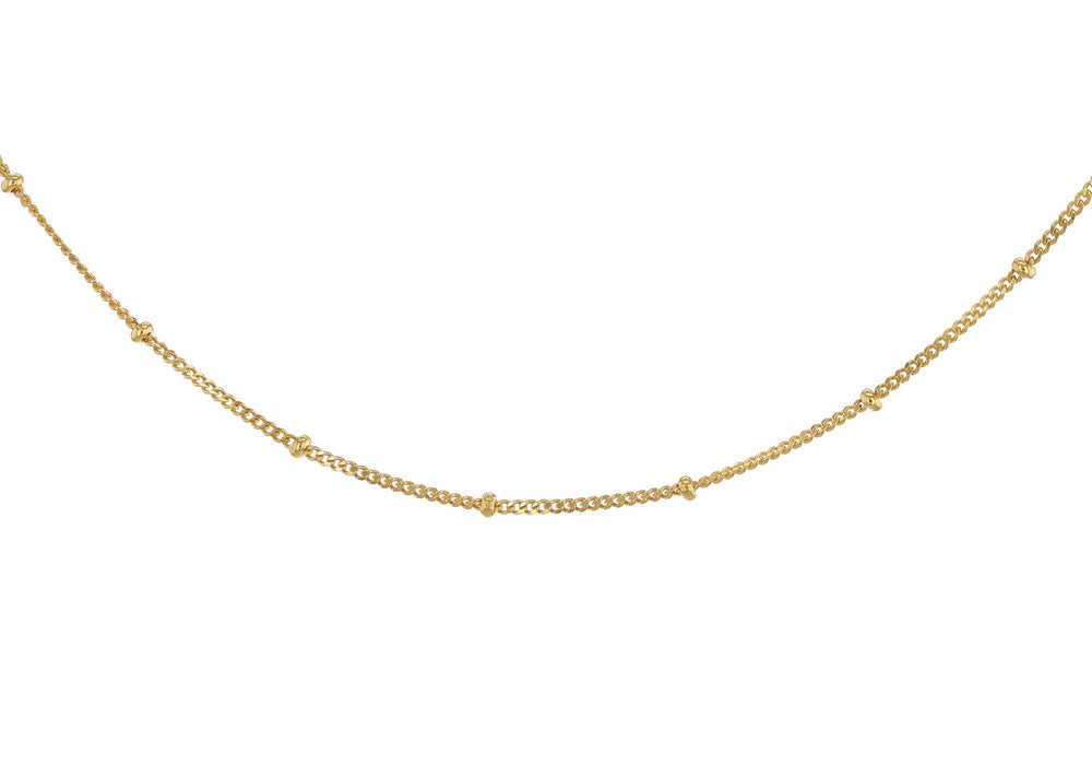 Gold Vermeil Satelite Chain Necklace