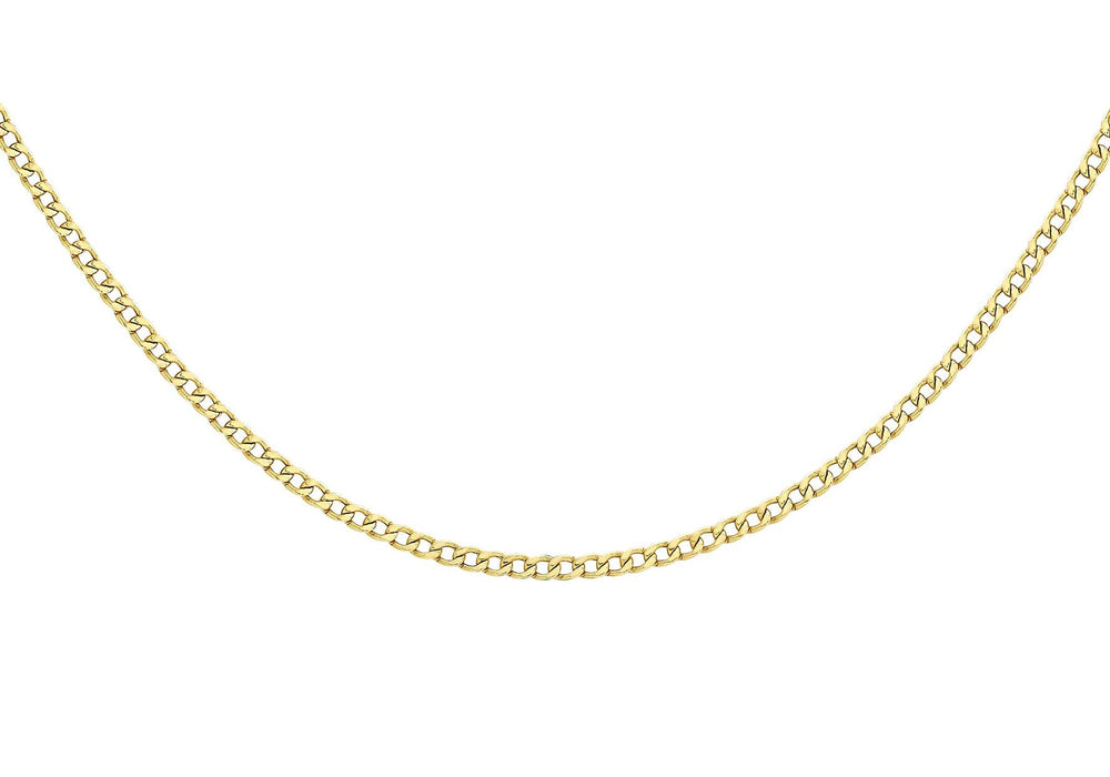 Gold Vermeil Curb Chain Necklace