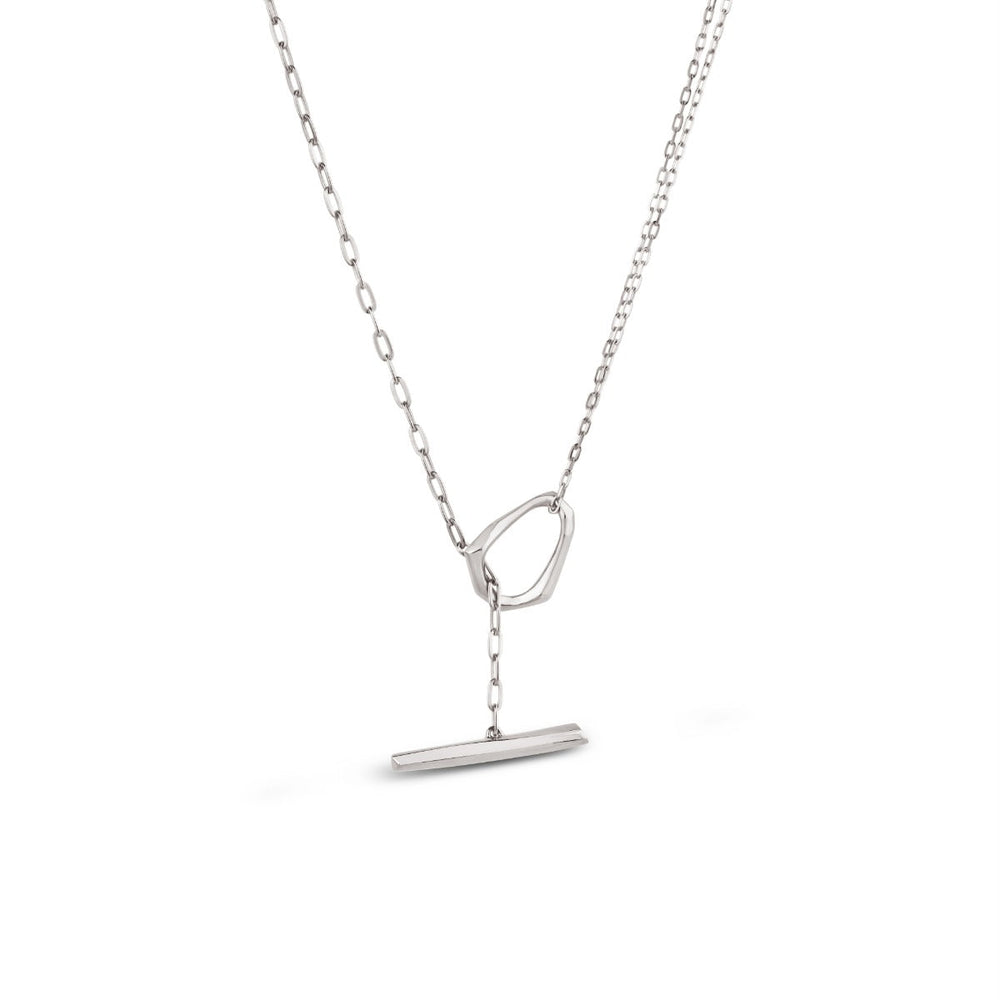 Silver Thalassa Medium T-Bar Lariat