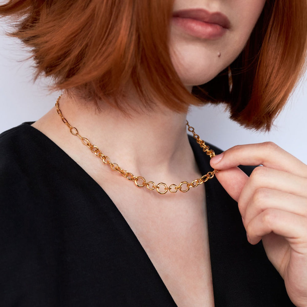 Gold Vermeil Thalassa Link Necklace