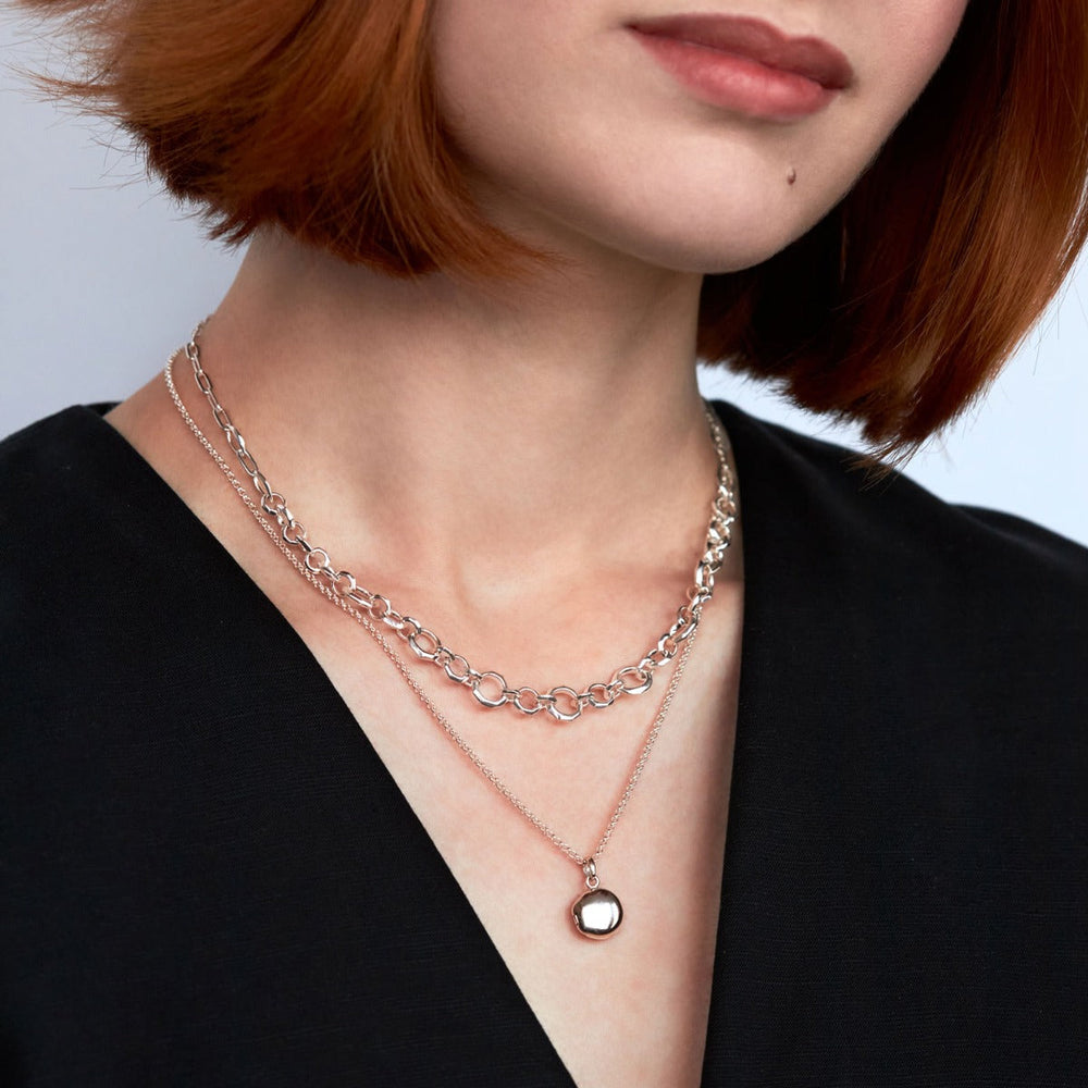 Silver Thalassa Link Necklace