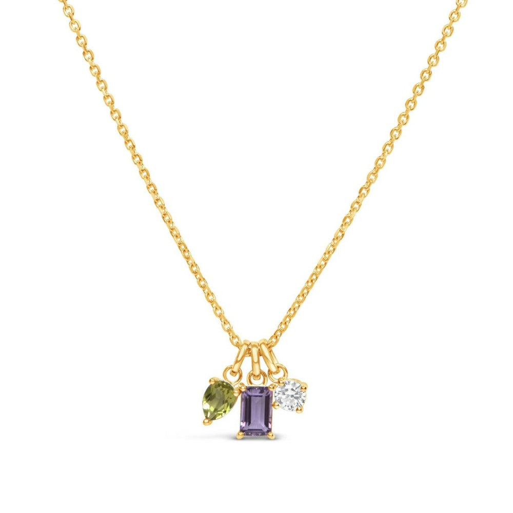 Gold Vermeil Suffragette Trilogy Pendant