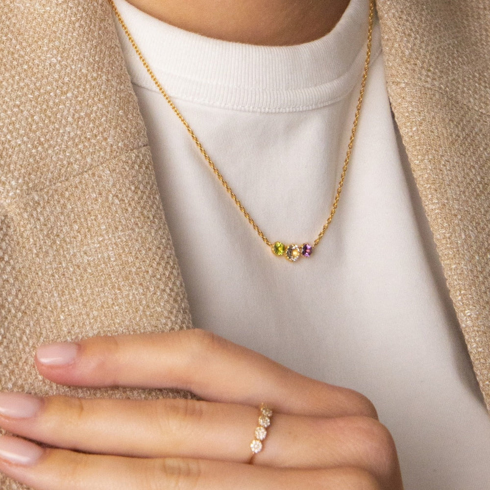 Gold Vermeil Suffragette Scoop Necklace