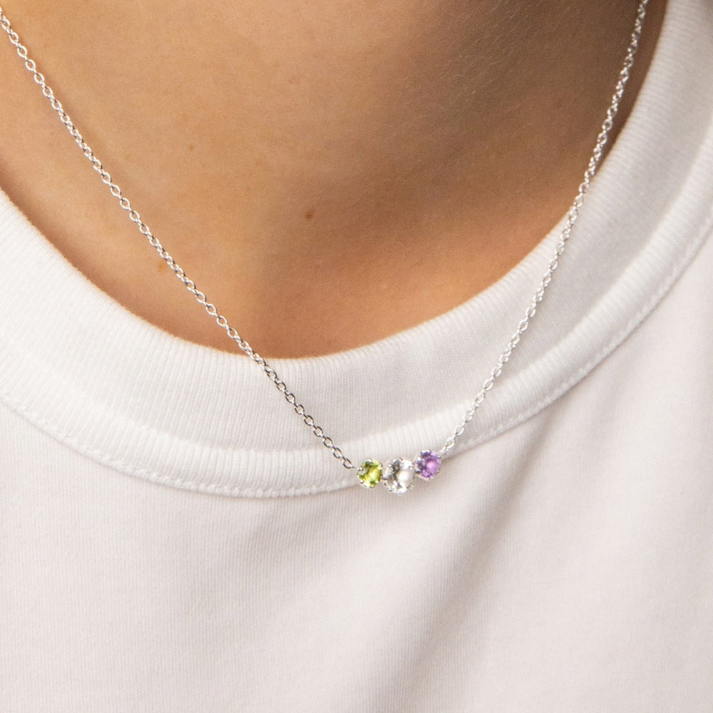 Silver Suffragette Scoop Necklace