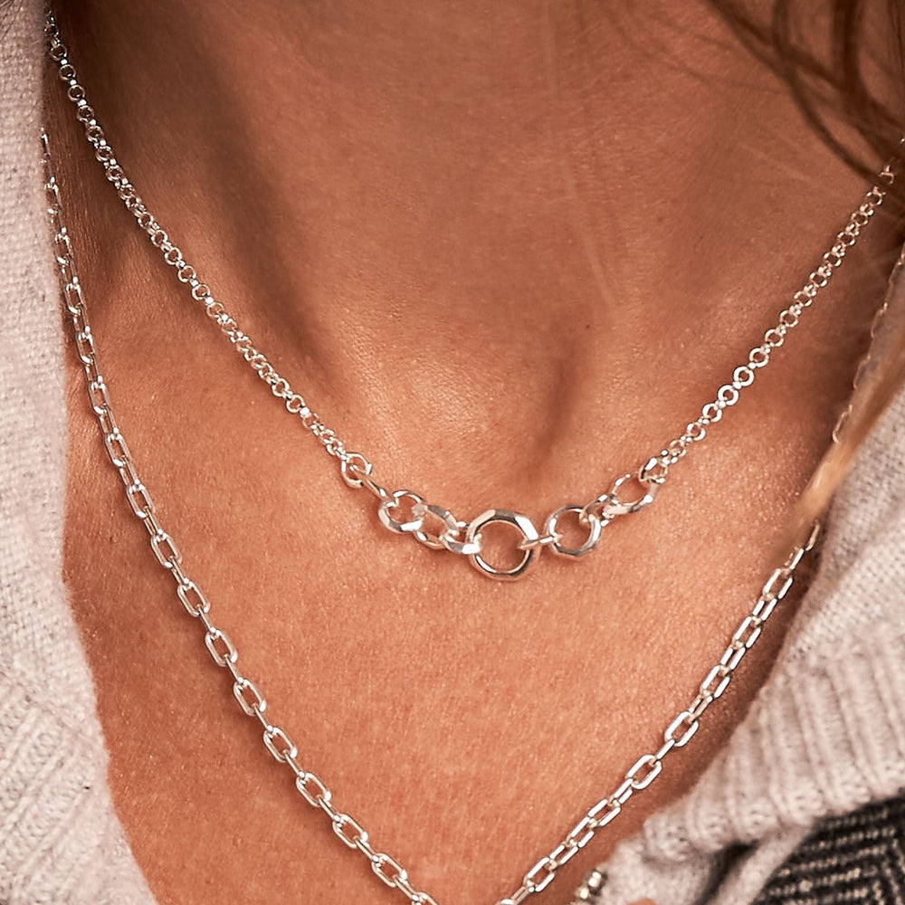 Silver Thalassa Handmade Chain Necklace