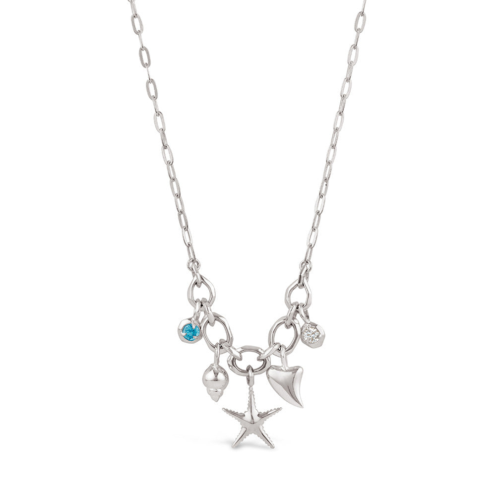 Silver Thalassa  Ocean Treasures Charm Necklace