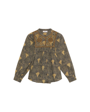 Triana Blouse In Avocado
