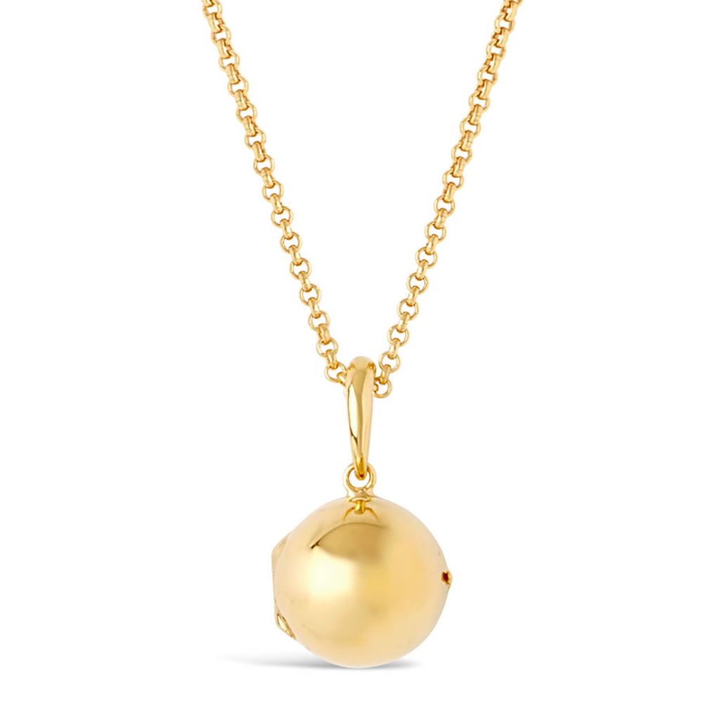Gold Vermeil My World Large Orb Locket