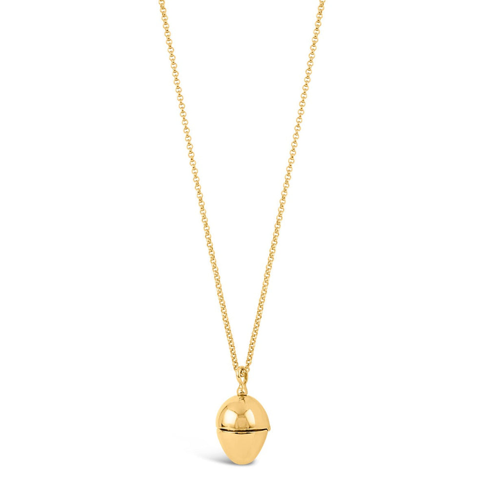 Gold Vermeil My World Egg Locket