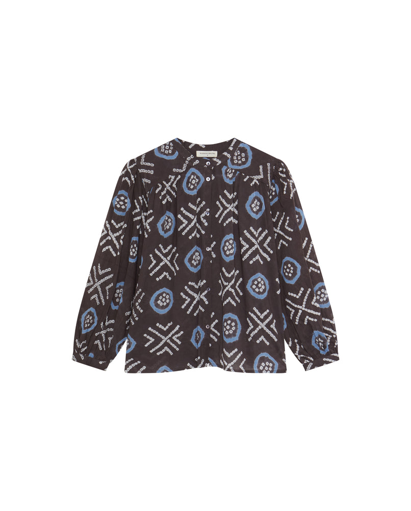Omara Blouse In Stormy Blue