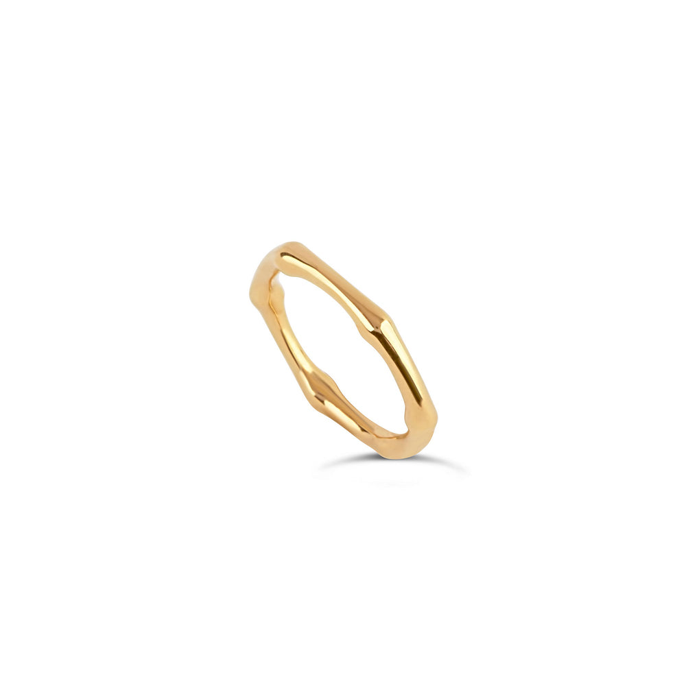 Gold Vermeil Bamboo Ring