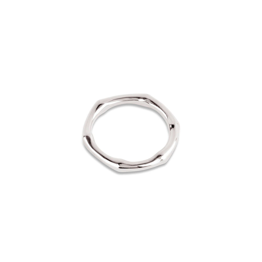 Silver Bamboo Ring