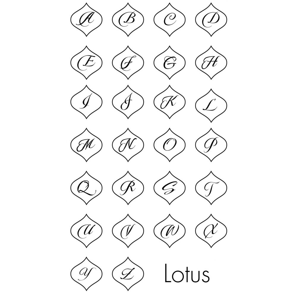 Silver 'G' Engraved Lotus Signet Pinky Ring