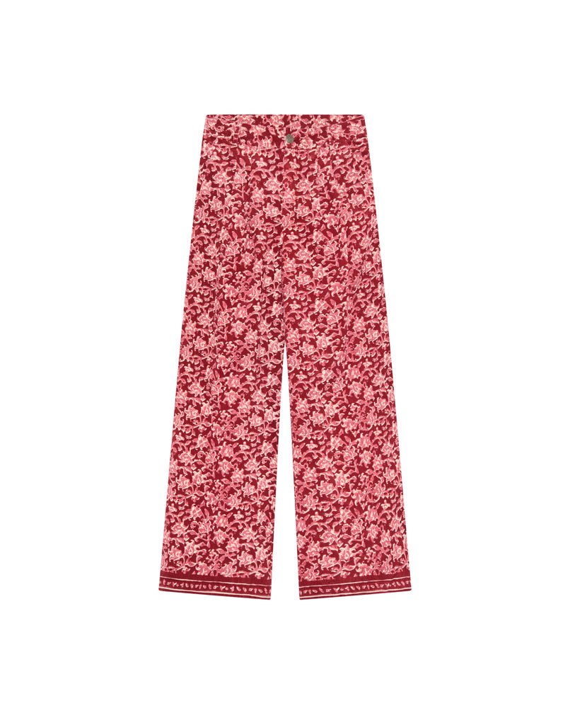 Jimmy Trousers In Ruby