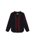 Greta Blouse In Berry