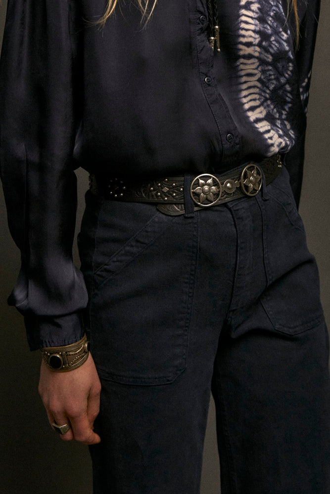 Elizabeth Blouse In Blue Depths