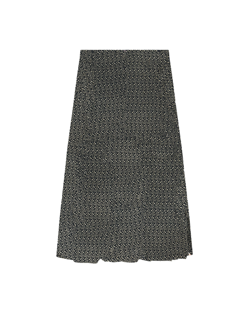 Amy Skirt In Blue Shibori