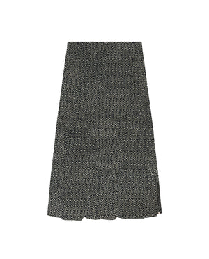 Amy Skirt In Blue Shibori