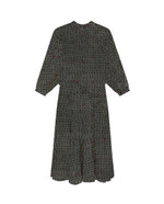 Ophelia Dress In Blue Shibori