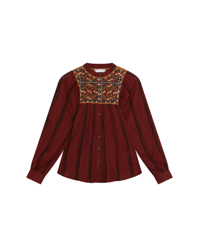 Zamira Blouse In Saffron
