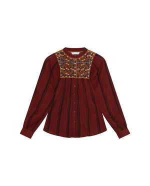 Zamira Blouse In Saffron