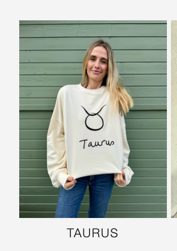 Astrology Sweatshirt in Creme Brulee Taurus