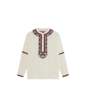 Bruna Blouse In Bordeaux