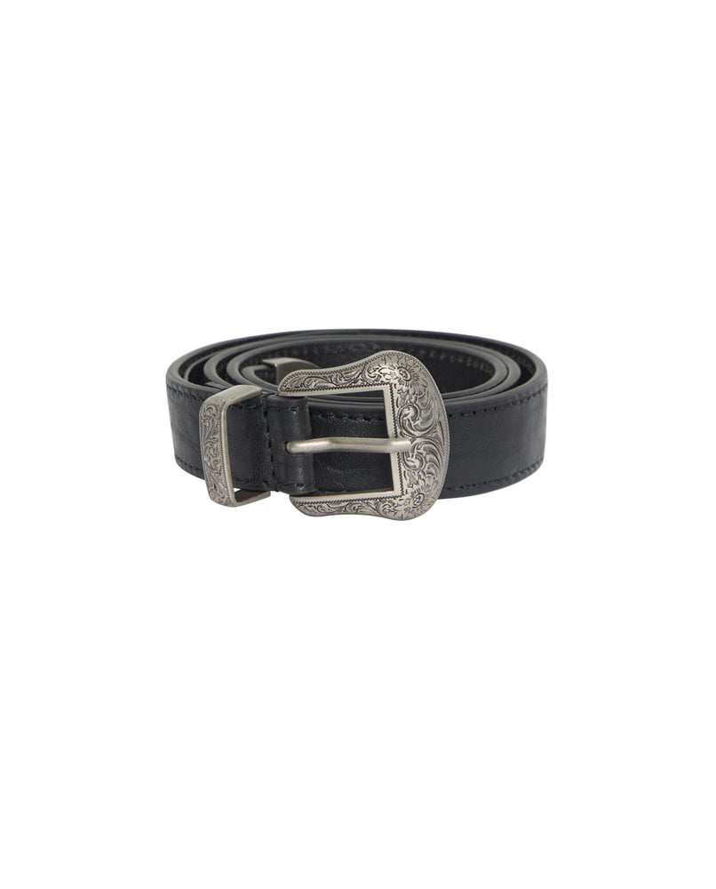 Dakota Belt In Black Silver