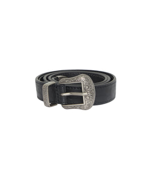 Dakota Belt In Black Silver