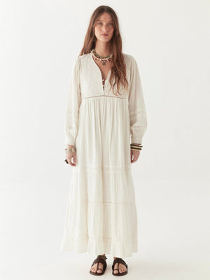 Amalia Dress - Mosaique Ivory