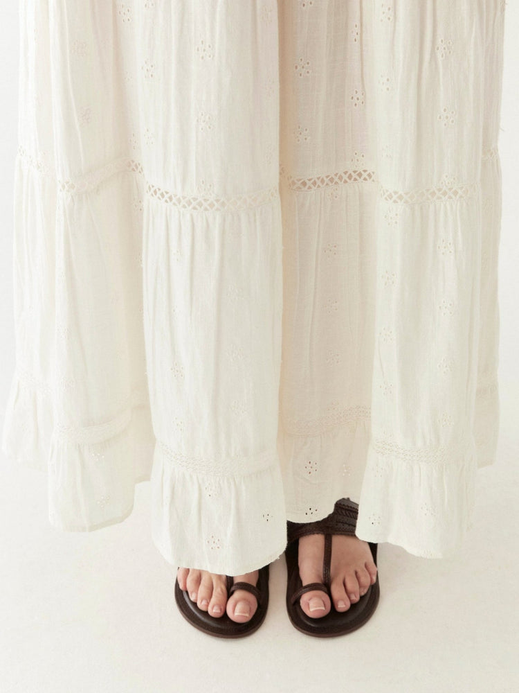 Amalia Dress - Mosaique Ivory