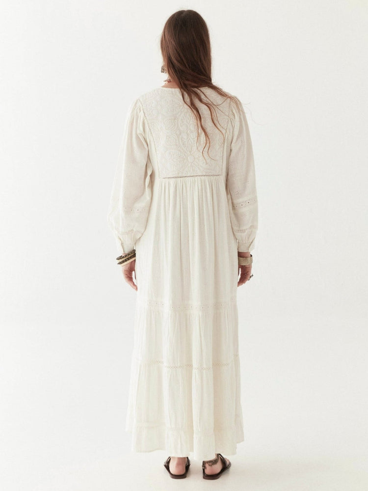 Amalia Dress - Mosaique Ivory