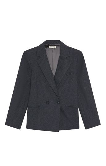 Anna Blazer In Onyx Black